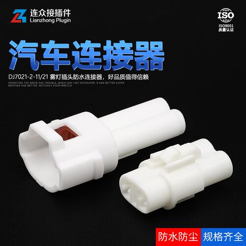 DJ7021-2-11/21 雾灯插头汽车防水连接器 6187-2171 6180-2181