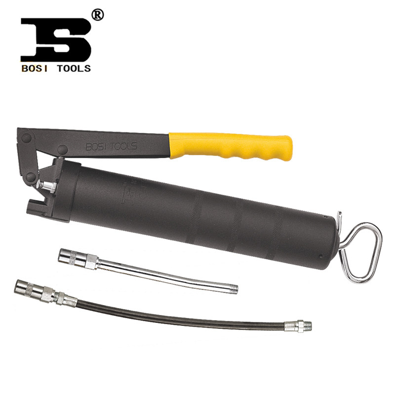 波斯工具 重型黄油枪(专业级)400g 压杆式油枪 润滑工具BS333816