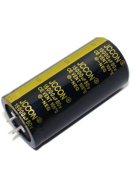 80v15000uf 80v JCCON黑金 音响功放滤波牛角电容 35x70