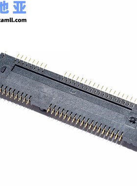 3G/4G模块插座 MINIPCI-E插槽52P 无线网卡卡座 高度4.0