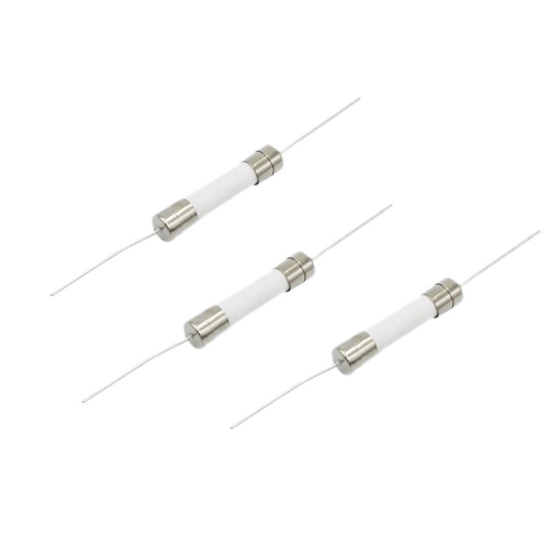 陶瓷保险丝管带引脚5*20快断2A/3A/5A/8A/10A/12A/15A/20A/25/30A