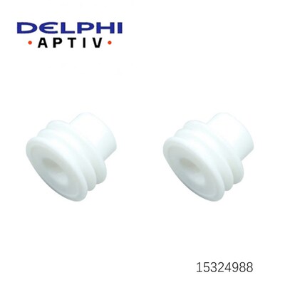 DELPHI/德尔福 15324988 防水栓 硅胶堵头密封胶塞 白色 原装
