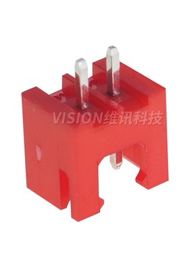 XH2.54 2P 2A 红/蓝/黄/黑/绿色 针座母座 直脚 胶壳 100个2元