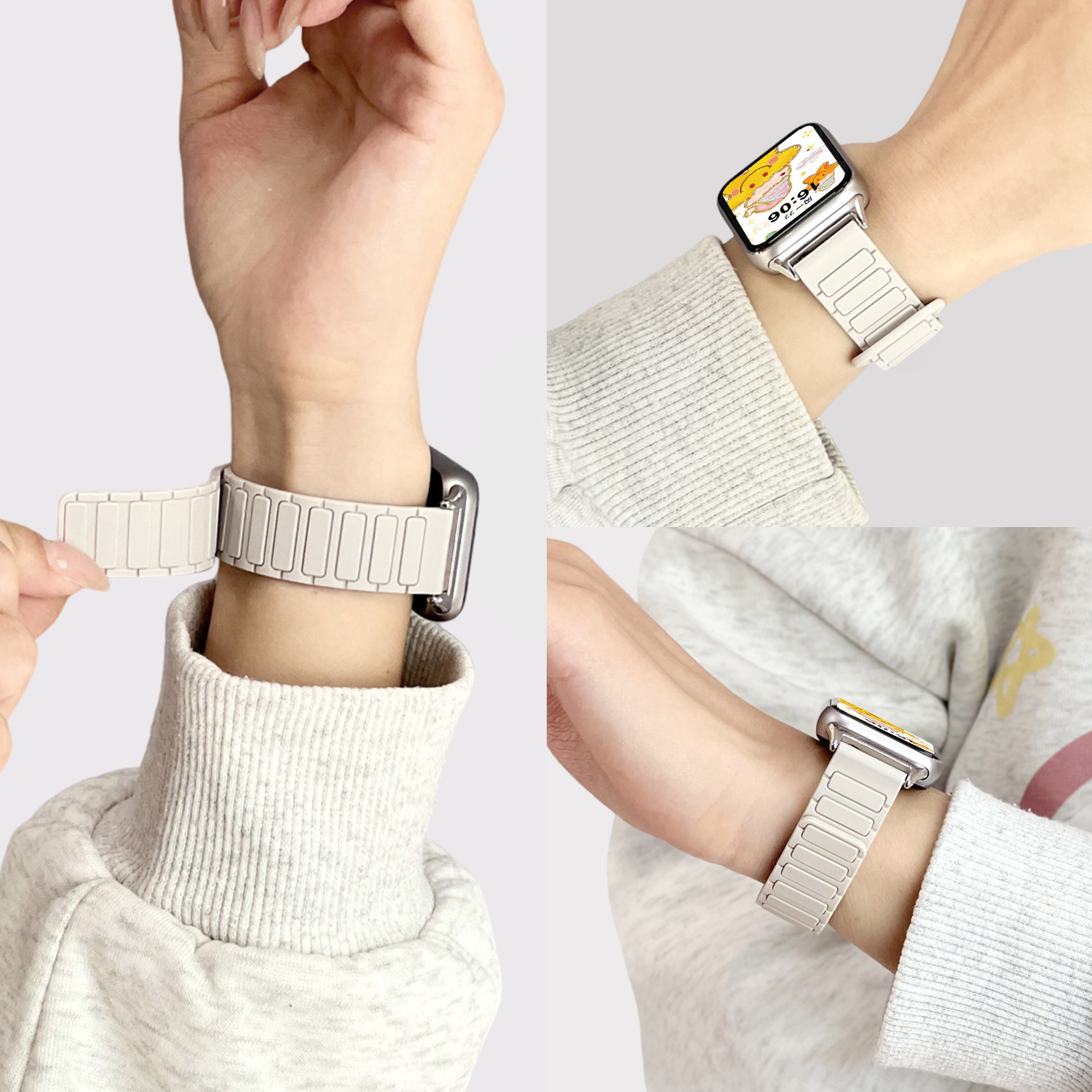 【张婧仪同款】适用小米手环9Pro表带磁吸8pro手环腕带红米Watch6手表带RedmiWatch5硅胶代男女款高级感小众4