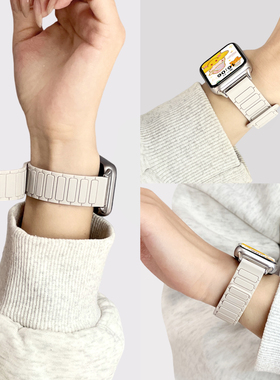 【张婧仪同款】适用小米手环9Pro表带磁吸8pro手环腕带红米Watch6手表带RedmiWatch5硅胶代男女款高级感小众