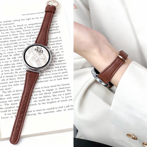 适用华为GT6真皮表带高端女士款