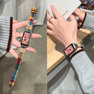 小众女高级感B5运动原装 腕带8智能band7可爱6pro新款 适用华为手环10手表表带9nfc版 专用官方 毛尼kitty猫