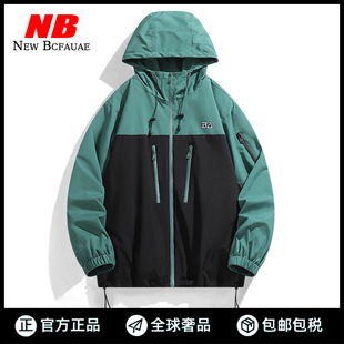 New Bcfauae NB官方正品2025春秋户外男女连帽情侣款两件套冲锋衣