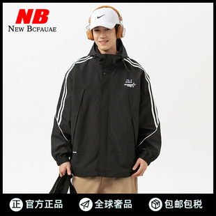 New Bcfauae NB官方正品春秋季连帽冲锋衣夹克户外登山男女情侣款