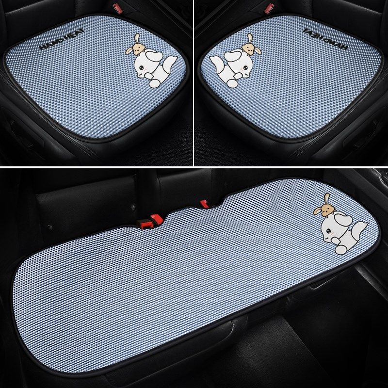 卡通汽车坐垫单片夏季冰丝透气无靠背三件四季通用后排座垫凉垫,汽车用品/电子/清洗/改装,通用座套/座垫,淘宝优惠券,粉丝福利购,淘宝优惠卷