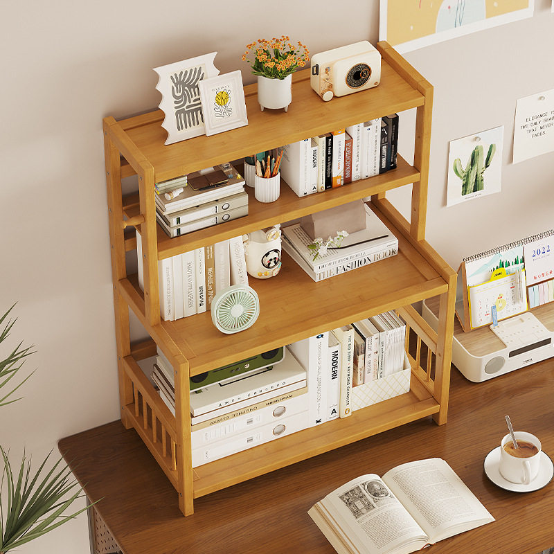 学生桌上小型书架加粗简易桌面置物架办公家用书本杂物宿舍收纳架,住宅家具,书架,淘宝优惠券,粉丝福利购,淘宝优惠卷