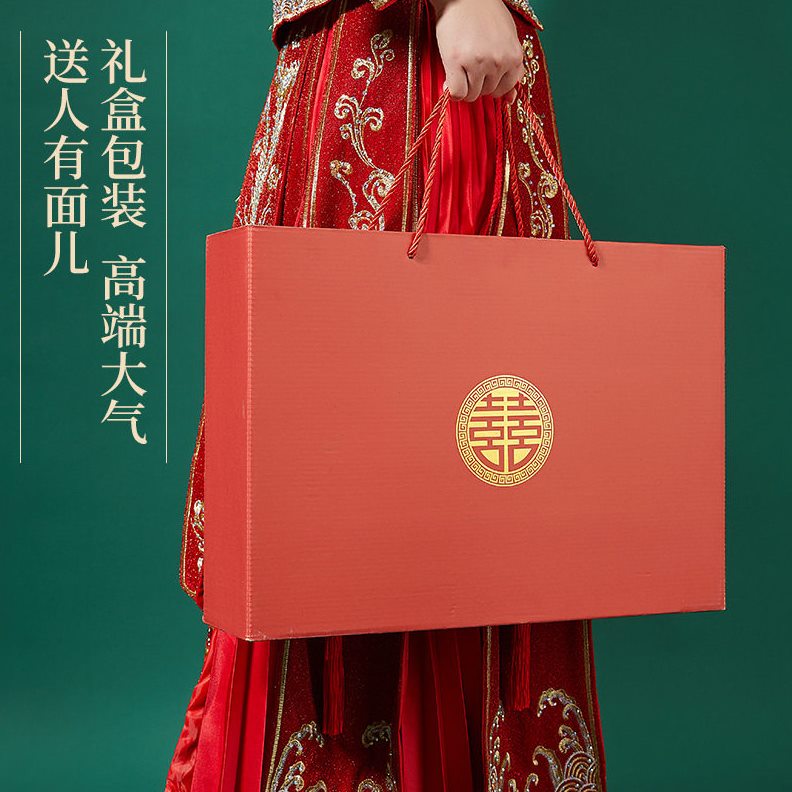 直销V^结婚用品婚庆红色一对创意礼盒洗漱套装陪嫁情侣陶瓷漱口刷