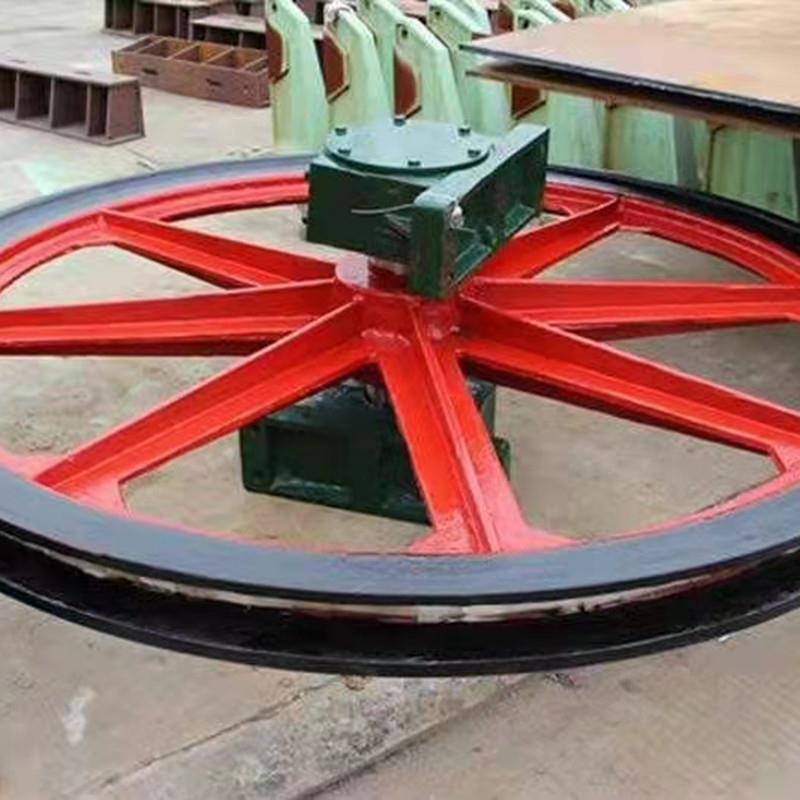 矿用凿井天轮 一米斜井游动天轮 游动式铸钢轮