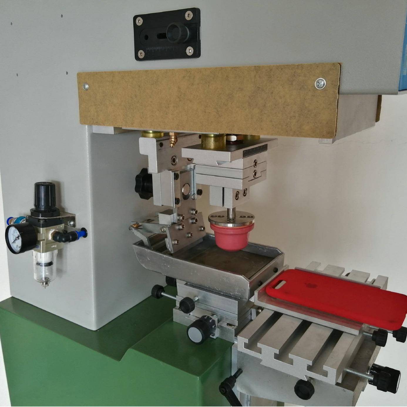 口罩移印机 N95口罩印花机 logo打标机防护用品印标机精准