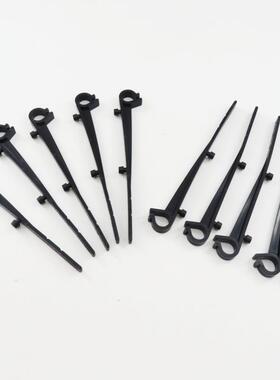 跨境水槽网插销地钉 屋檐网插销钩子 林园艺农业加粗固定栓黑色