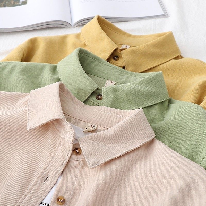 2025新款春秋磨毛纯色长袖衬衫女港味职业装衬衫宽松百搭外穿衬衣,女装/女士精品,衬衫,淘宝优惠券,粉丝福利购,淘宝优惠卷