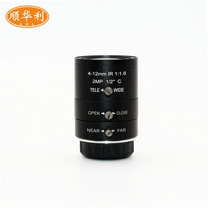 高清300万像素4-12mm手动光圈变焦E镜头 工业相机视觉镜头C接口1/
