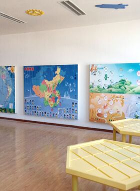 幼儿小学科学环创发现p探索室内墙面操作板24节气语音介绍齿轮传