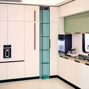 窄边收纳柜厨房夹缝多层落地收纳架客厅边柜亚克O力20cm储物置物