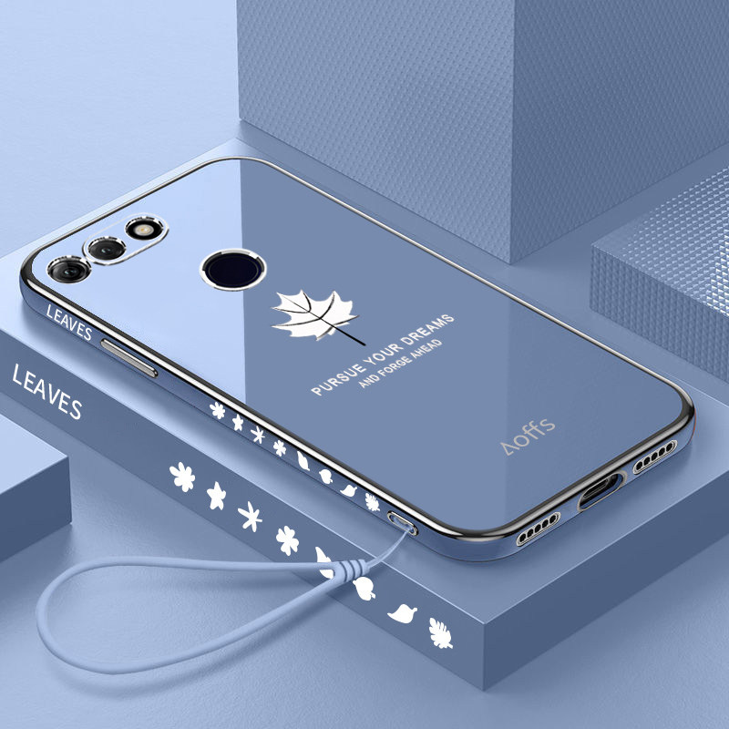 华为荣耀V20手机壳网红直边侧边