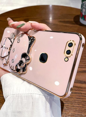 适用vivox20手机壳vivo保护x20plus硅胶套x20a带补妆镜vivix全包防摔2o软壳p女新款vovix网红vovox可爱支架pl