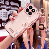 适用小米14手机壳xiaomi14pro腕带保护硅胶套5G全包防摔m14软壳mi女新款 por网红14p十四145g斜挎肩背带挂绳