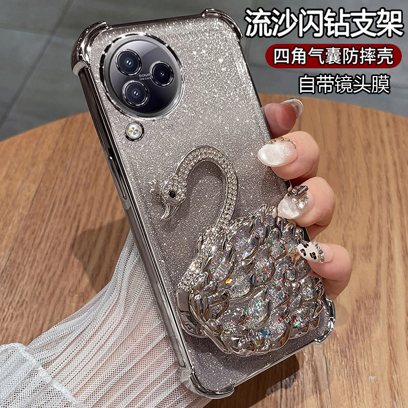 适用小米civi3手机壳xiaomicivi3保护硅胶套镜头全包vici防摔cici透明clvl软壳civ带支架cv高级感35g女新款