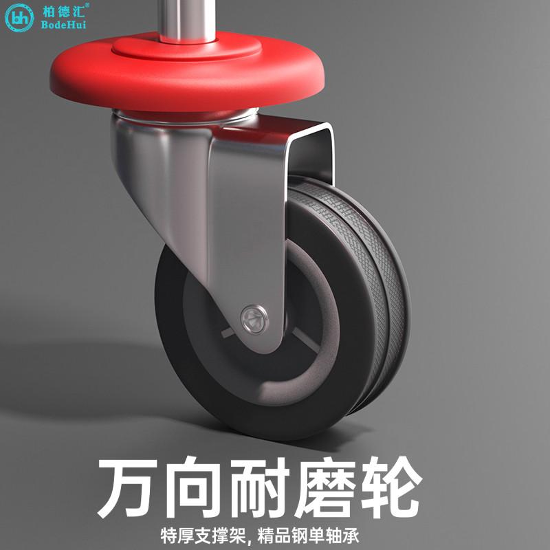 酒店餐厅食堂小推车餐车不锈钢手推餐盘收集车饭店三层餐具收碗车