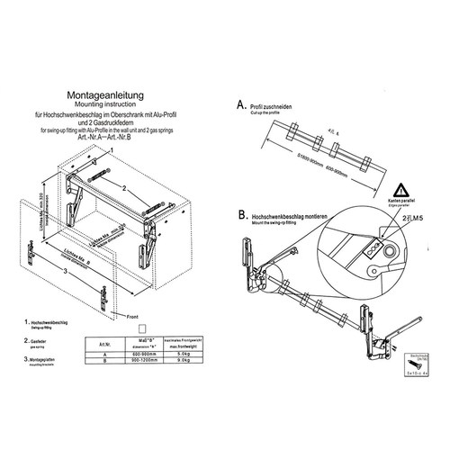 上翻平移门支撑微波炉支架吊柜橱柜门配件支撑气压杆支架柜门支撑