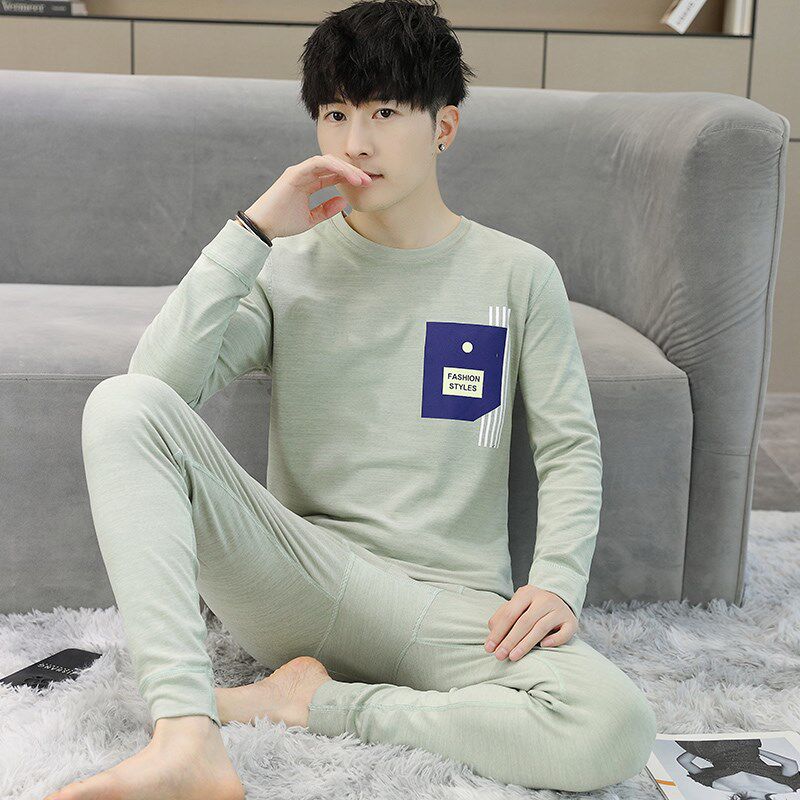 13青少年德绒保暖内衣套装12岁15男孩大童14秋衣秋裤16学生棉毛衫