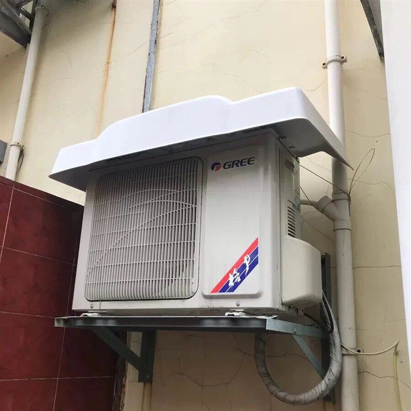 新款空调外机罩挡雨罩遮阳主机挡板隔音罩防雨盖室外保护罩遮雨棚