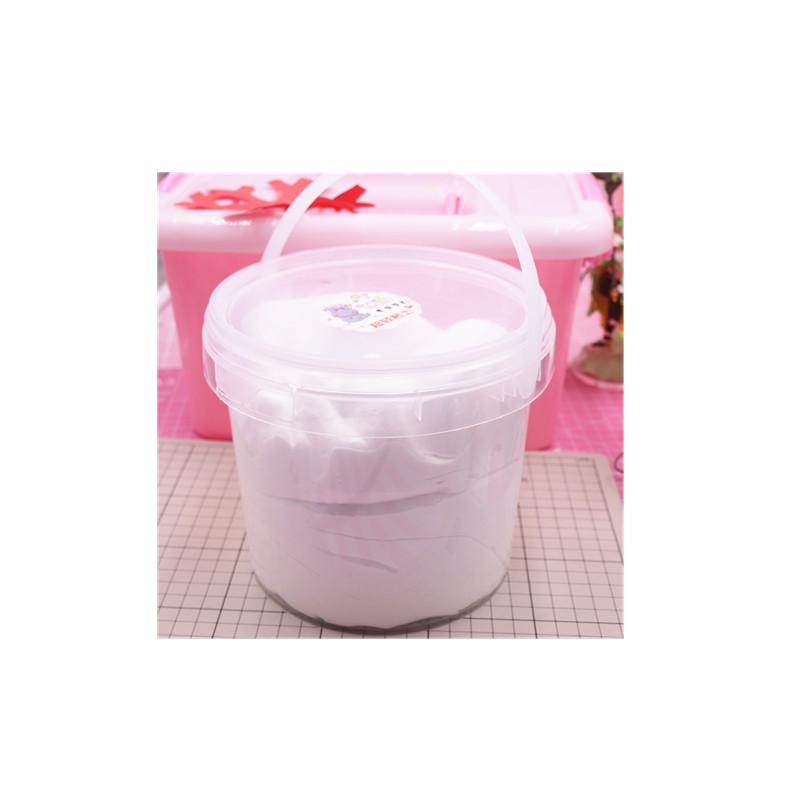 500克桶装白色超轻粘土橡皮泥大包装彩泥纸粘土大桶装手工太空