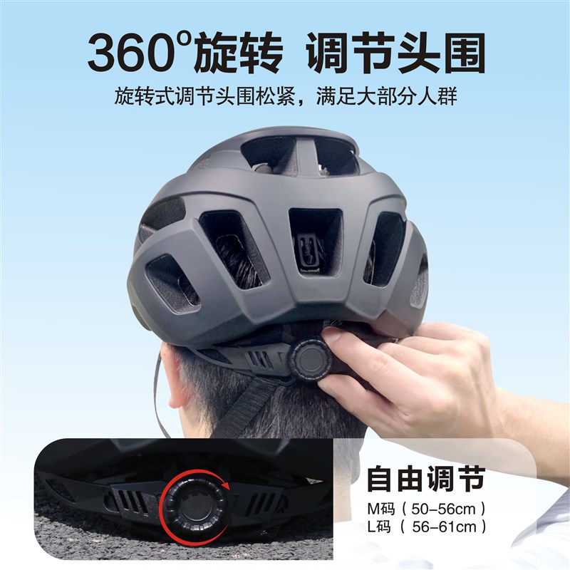 中衡兴骑行头盔公路车山地车男女款自行车装备超轻透气专业安全帽