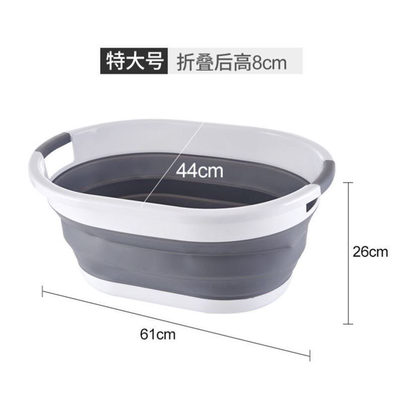 【伸缩可折叠脸盆可携式压缩盆洗脸盘矽L胶旅行超轻家用水盆婴