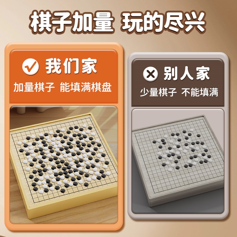 五子棋棋盘套装儿童飞行棋版跳棋多功能棋盘多合一小学生益智玩具