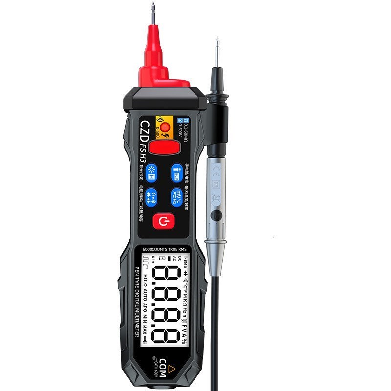 晨洲岛新款dFH3全自动万用表数E显智能笔式万用表笔式电能仪表