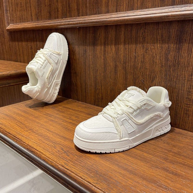 男士板鞋2024夏季新款潮流休闲鞋时尚百搭运动小白鞋青年透气男鞋