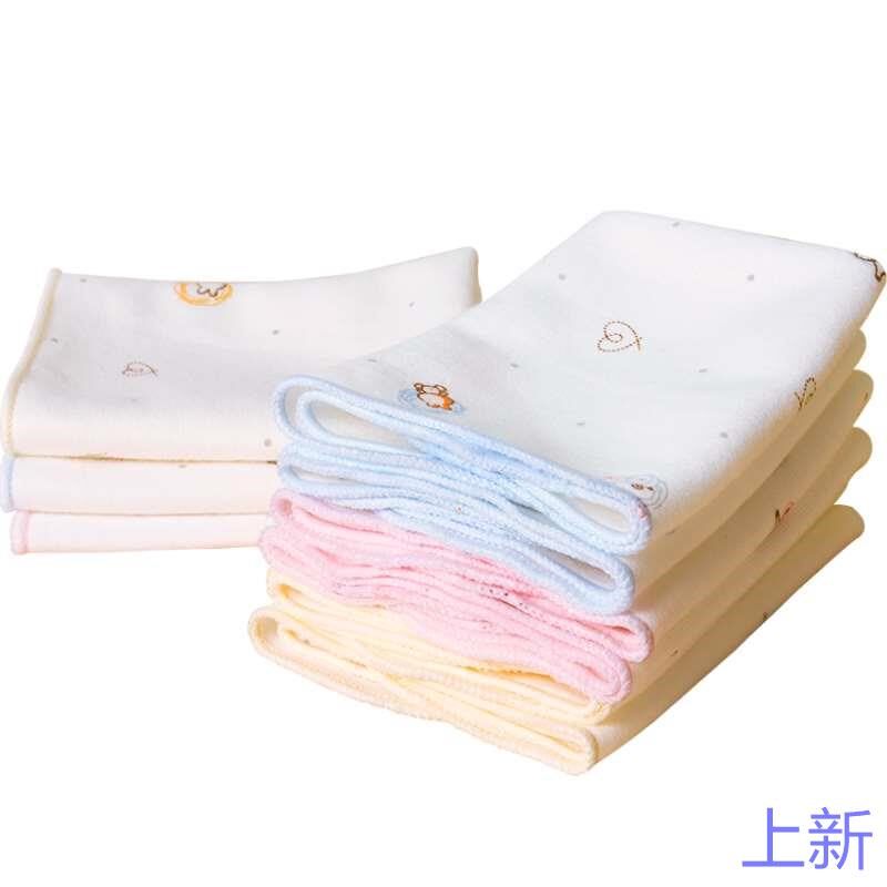 婴儿洗脸巾小方巾初生宝宝巾口水新生儿手帕超柔小手绢擦新款