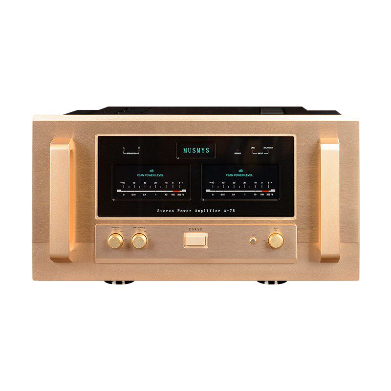 妙思参考金嗓子A75 甲类HIFI功放机场效应管大功率全平衡后级