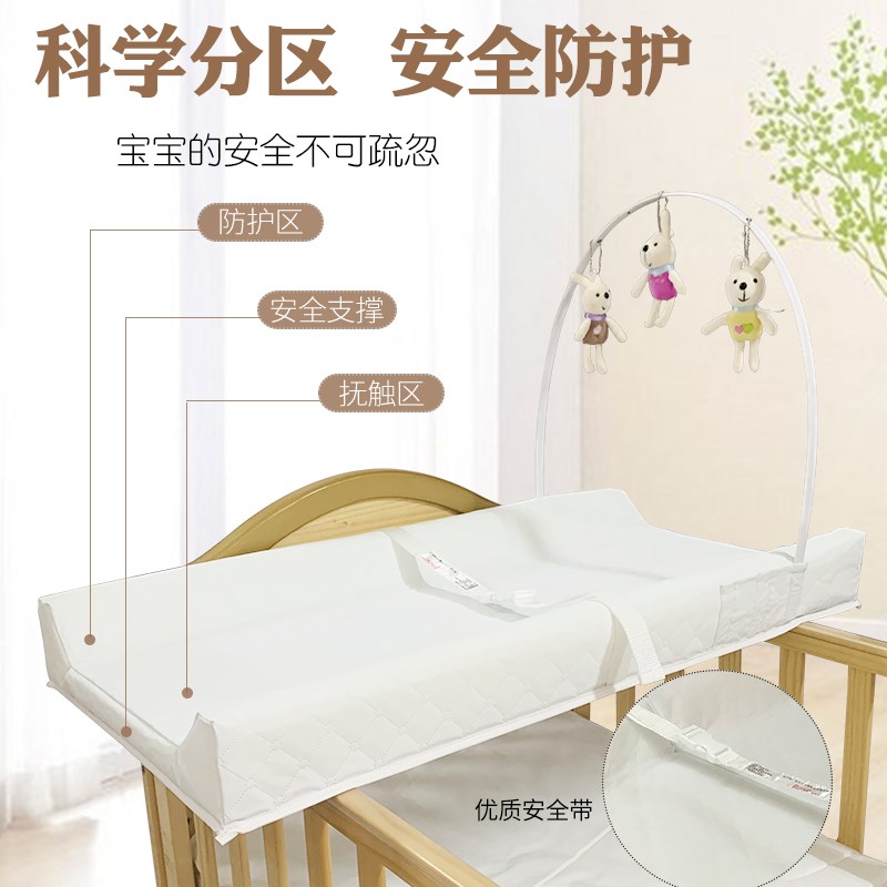 婴儿换尿布垫宝宝玩耍换尿片新生宝宝按摩抚触洗澡台便携床中床