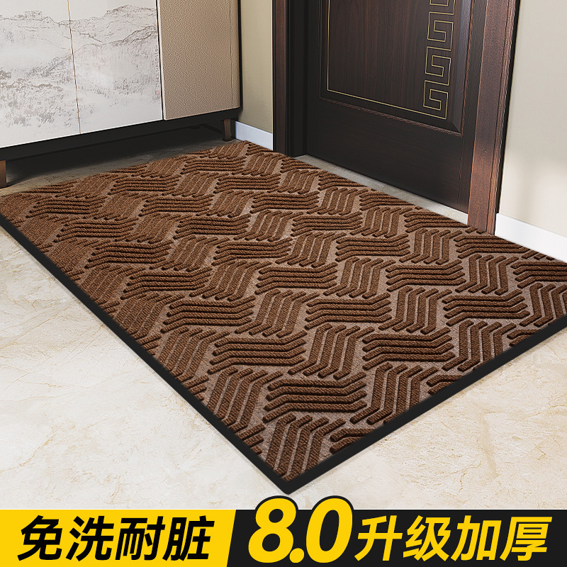 别墅加厚入户门地垫家用大门口室外防滑地毯除尘脚垫豪宅进门垫子