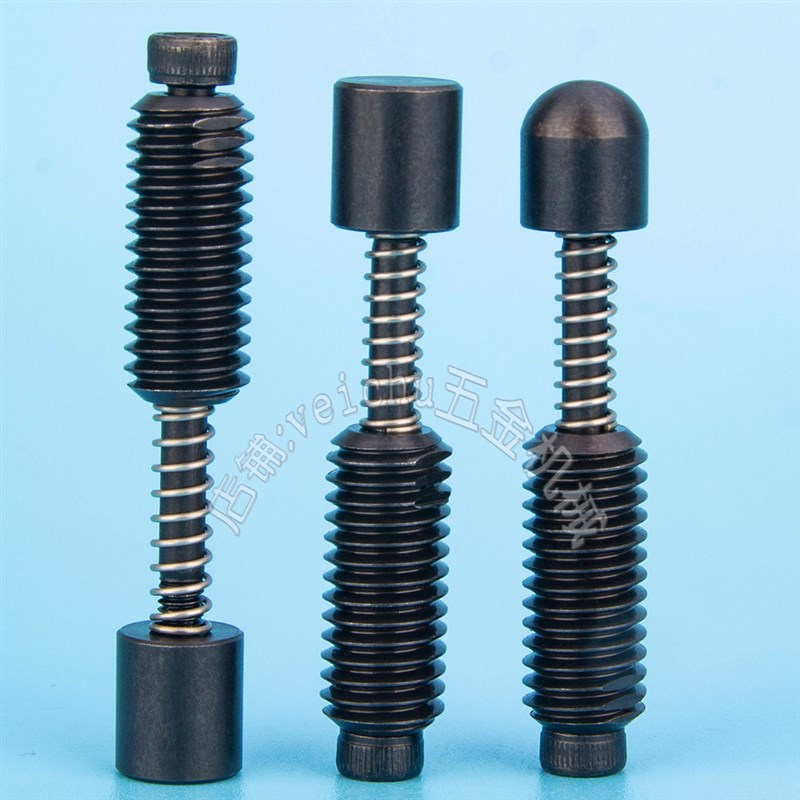 弹簧柱塞 缓冲型弹性定位柱弹簧销 VCN536缓冲型弹顶拉销M8M10M12