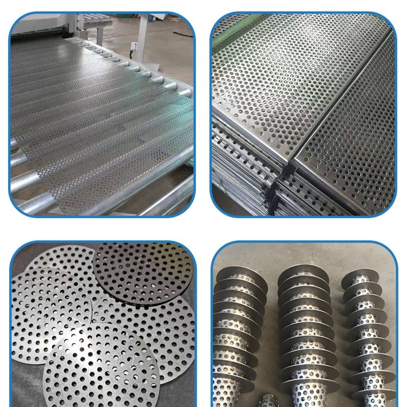 201不锈钢冲孔板绝缘表防盗网垫筛网圆孔板过滤冲孔板1*2m