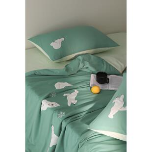 超凉爽冰皮被夏季单人空调被夏被刺绣卡通双人薄被子可机洗凉凉被