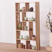 实木茶杯架茶具置物架展示架博古架茶棚摆设客厅壁挂式 紫砂壶架