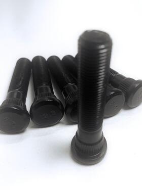 12.9级14.3花键螺杆轮毂改装加长螺丝轴头螺栓M12x1.25 M12x1.5