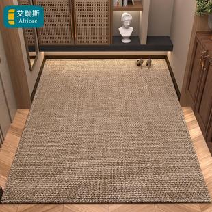 罗马入户门地垫入户纯色防剑麻地垫轻奢脚垫防滑耐脏耐磨支持定制