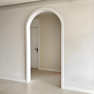 法式弧形门套拱形垭口套半圆形客厅窗套门框线条过道门烤漆可定制