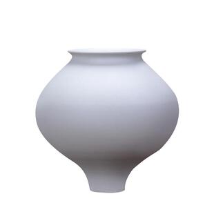 陶罐陶瓷花瓶摆件民宿素烧粗陶干花盆陶泥大口径陶艺素胚白瓷摆件