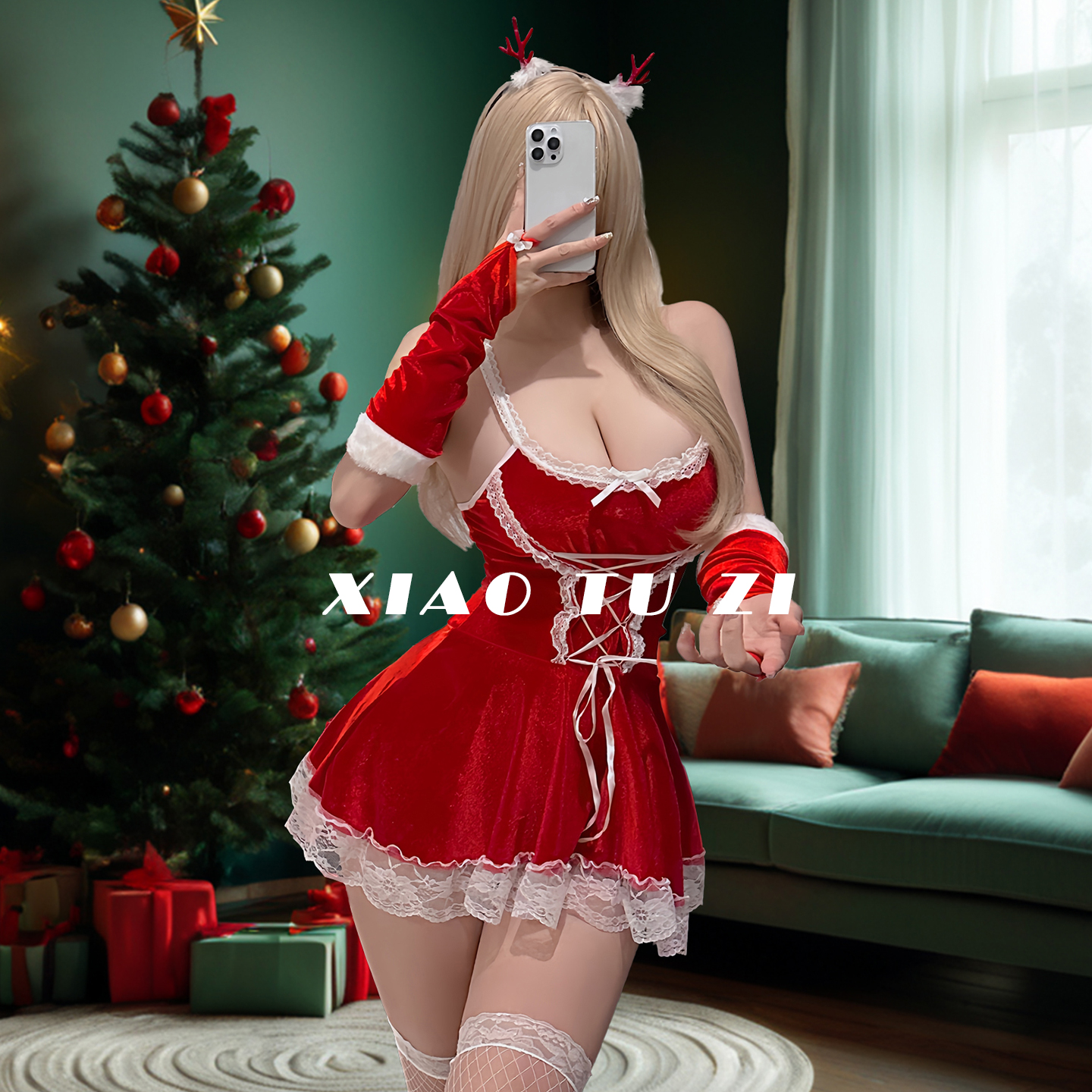 小兔子圣诞恋歌性感圣诞装